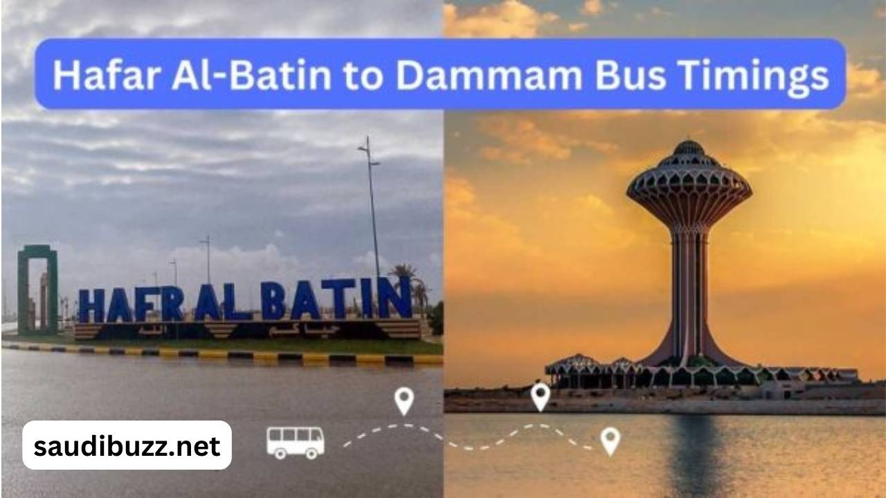 Darb Al-Watan Dammam to Hafar Al Batin Bus Times