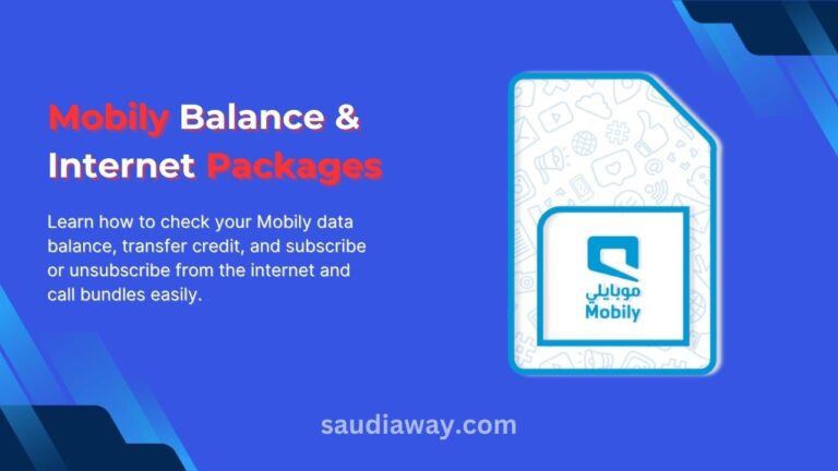 Mobily Balance & Internet Packages