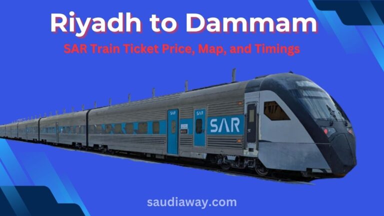 Riyadh to Dammam Train Timings and Fare